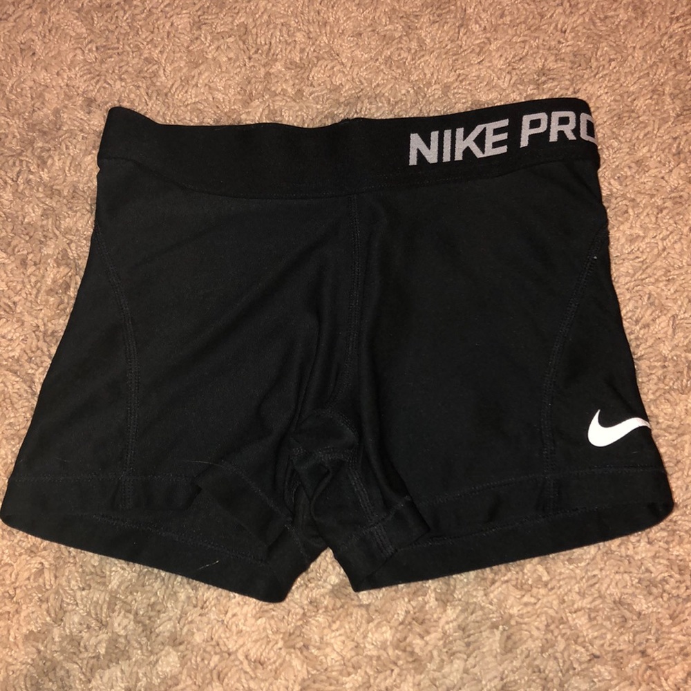 Girls Black Spandex shorts